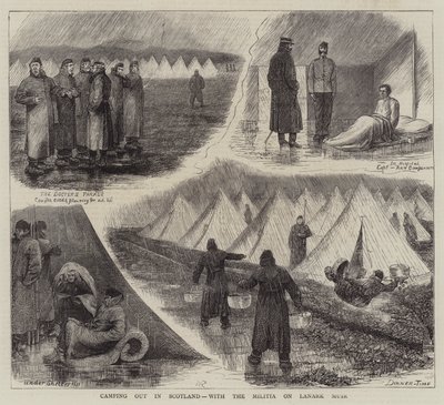 Camping out in Scotland, with the Militia on Lanark Muir by William Ralston